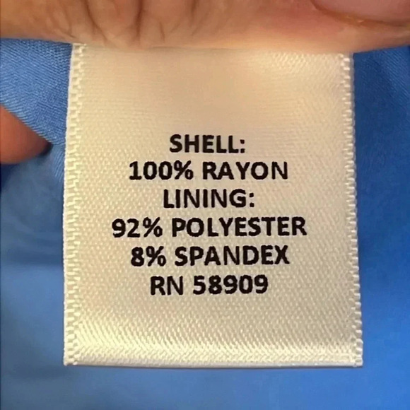 Chelsea and Violet womens Romper‎ LG pockets blue open back ties elastic waist - Picture 10 of 11